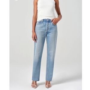Agolde 90s High Rise Pinch Waist Straight Leg Jeans